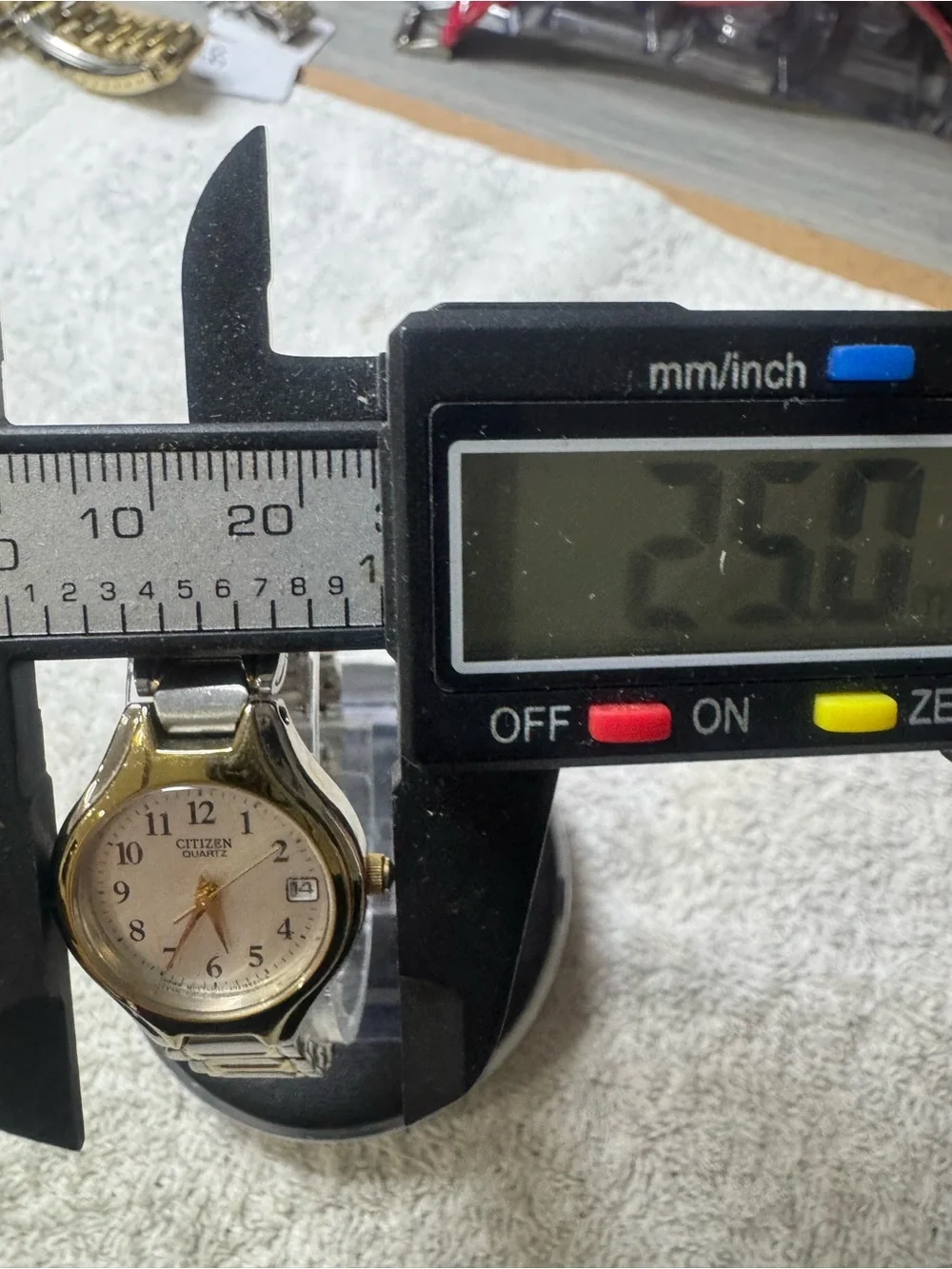 Citizen Two-Tone Gold and Silver Analog Quartz Watch